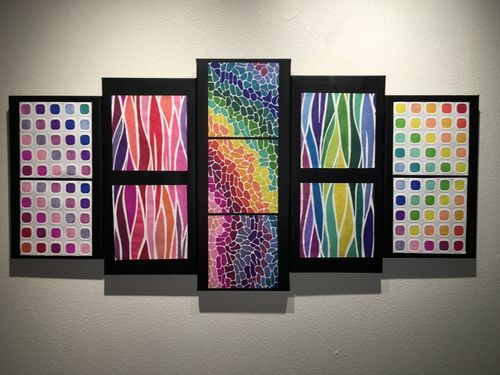 Abstract Artwork created by Pamela Quarles-Adams