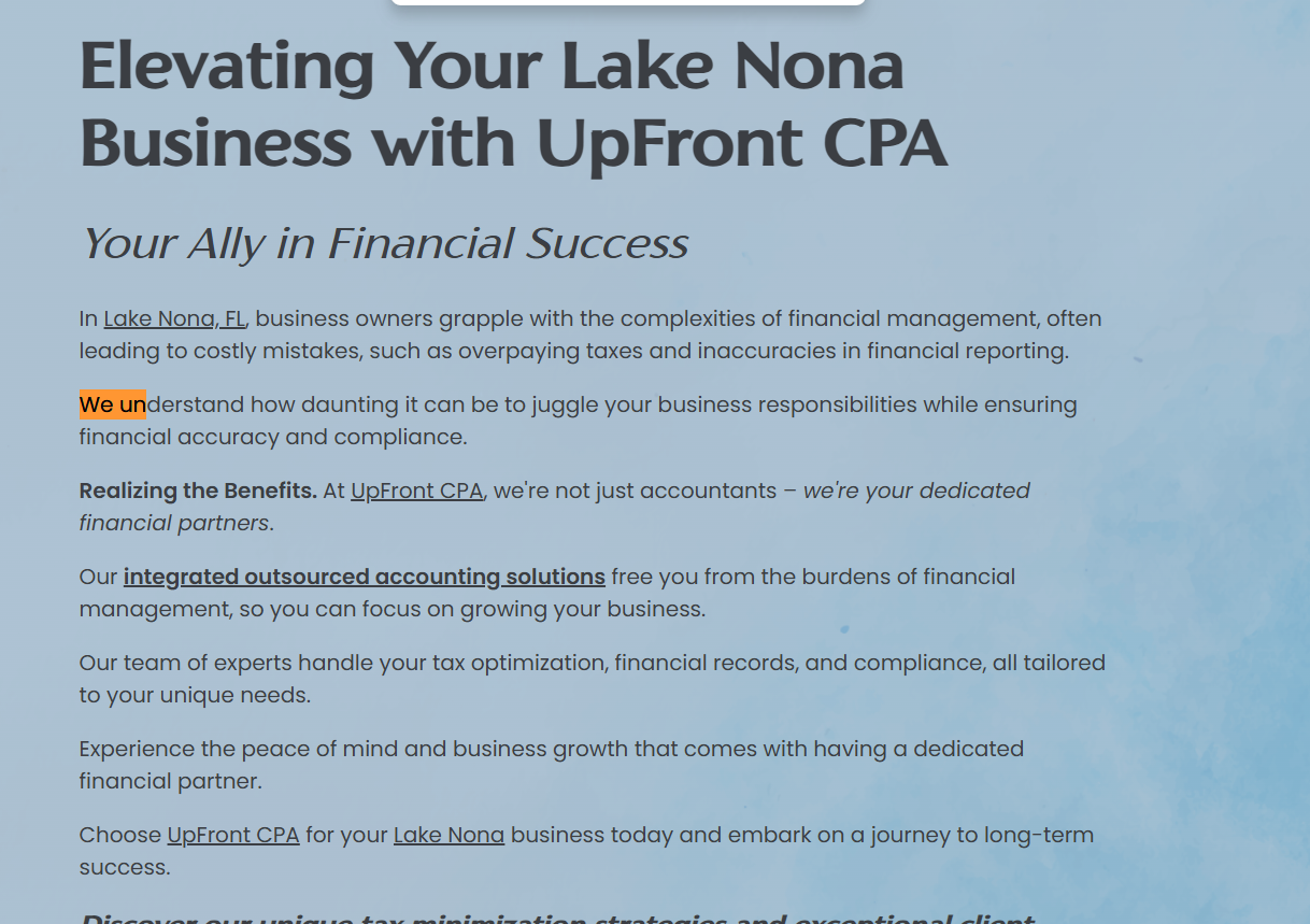 elevating your lake nona business