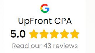 5 star google review for upfront cpa
