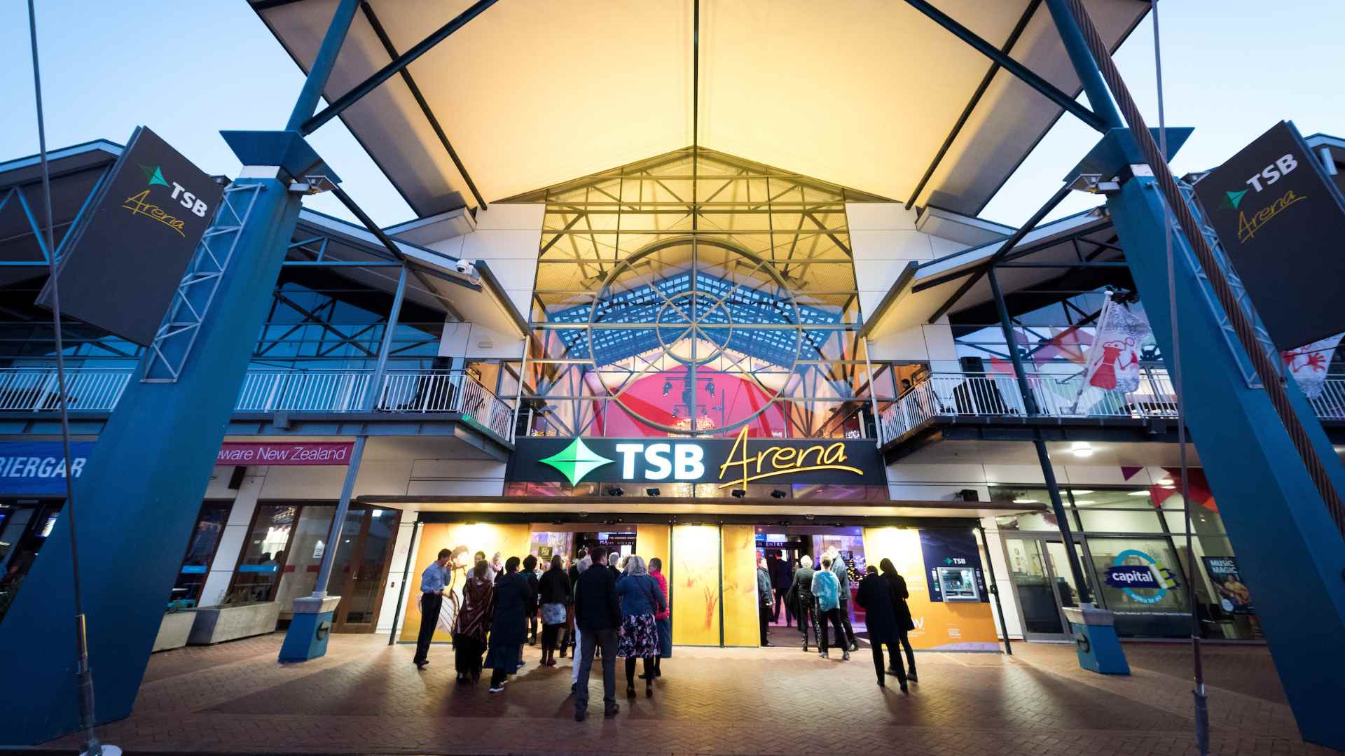 The TSB Arena in Wellington, where the WOW Show takes place