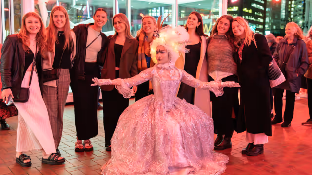 A group of young people at the 2022 WOW Show