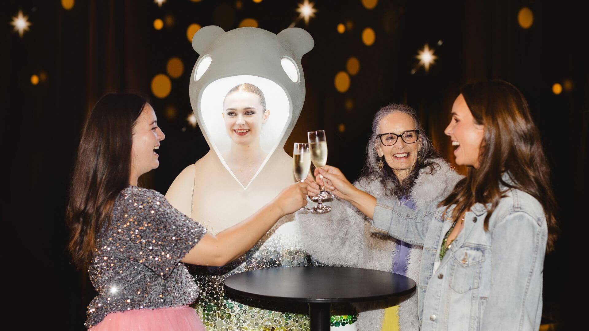 A group of women raise a glass at Taste of WOW