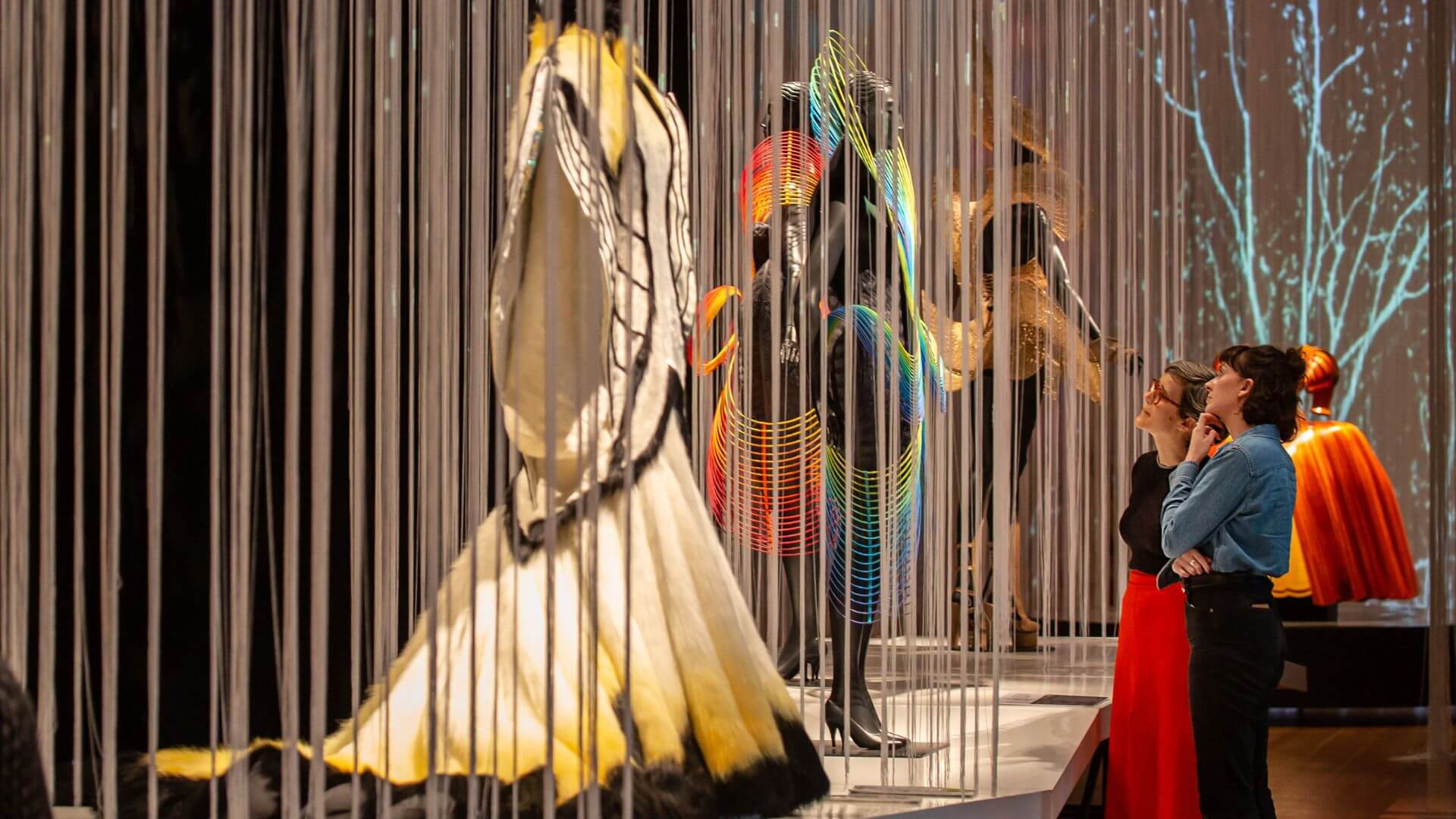 Eye See You Fluffy Kōwhai, Tina Hutchison-Thomas, New Zealand at WOW Up Close exhibition at Te Papa 2020-21. Photo by Jo Moore
