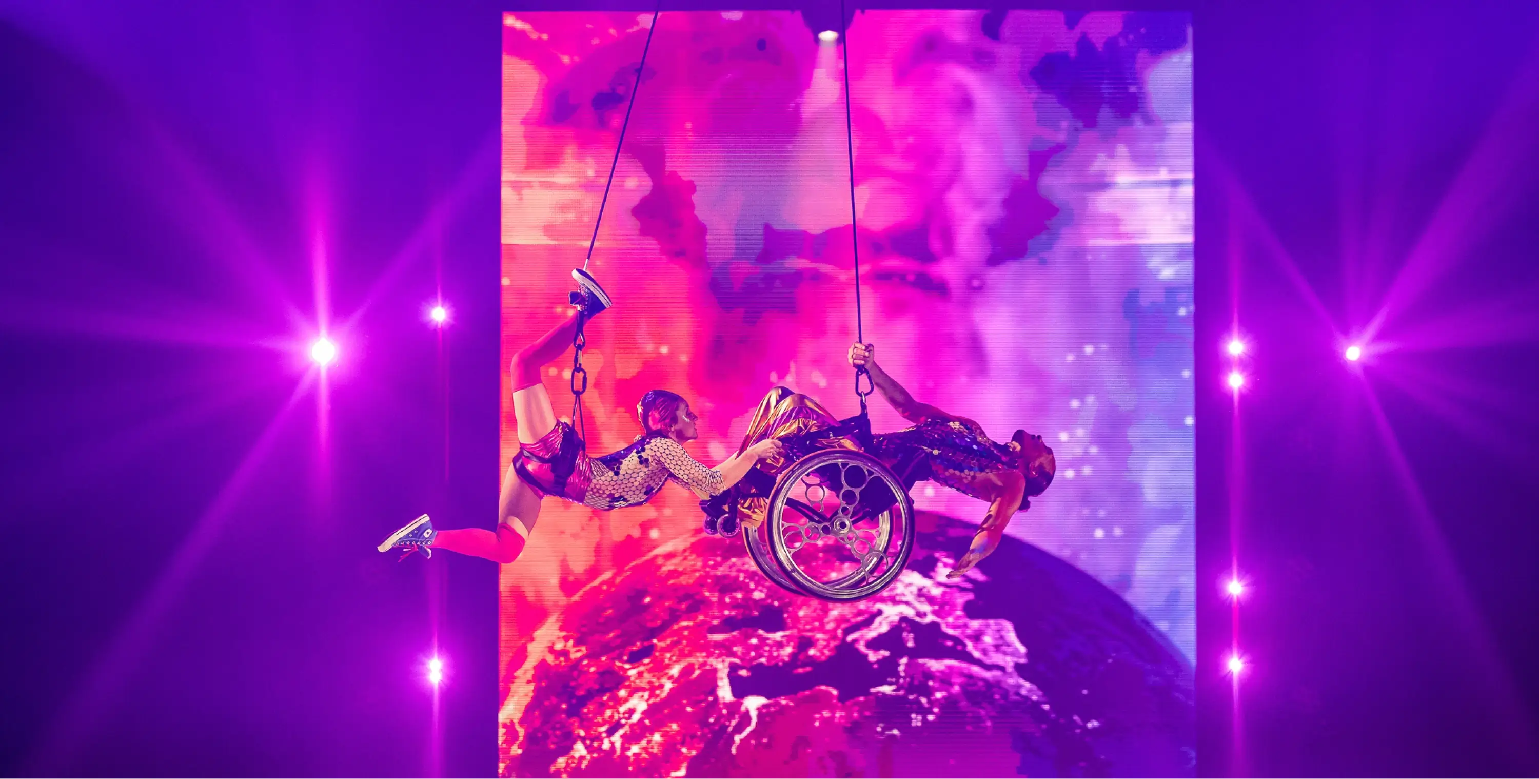 WOW dancers in wheelchairs