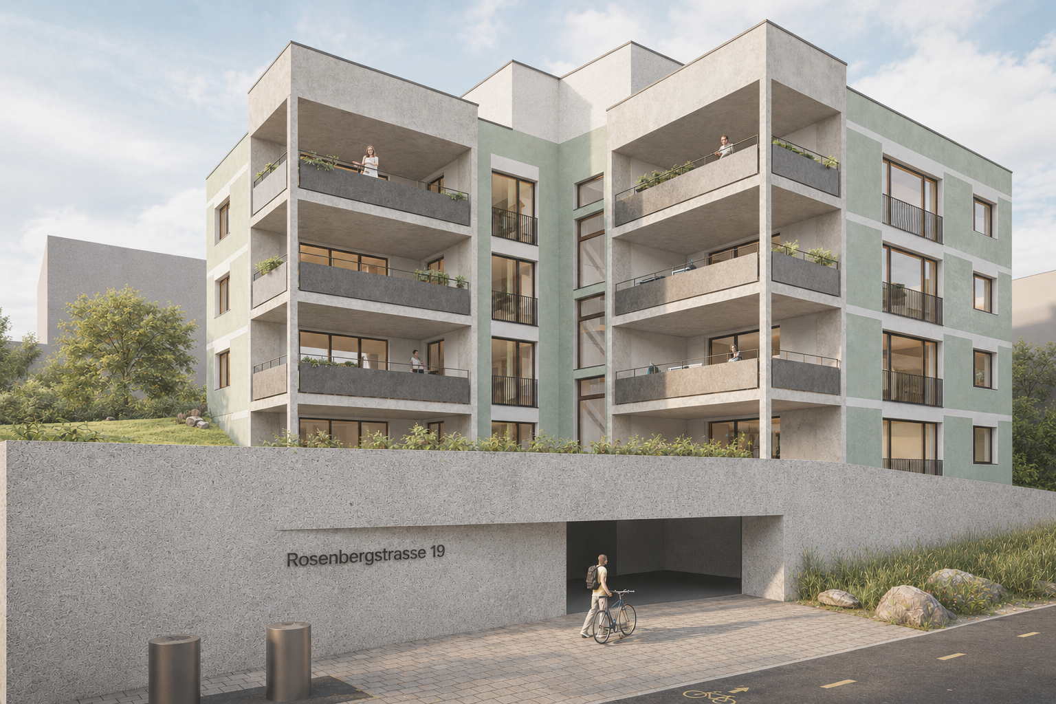 Neubauprojekt MFH Rosenbergstrasse