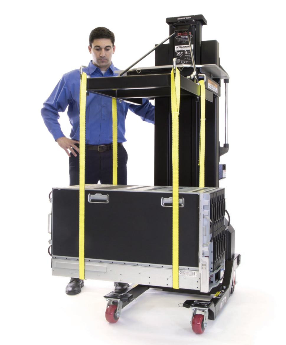 Serverlift mit Person