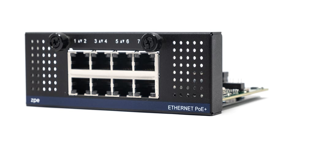 ZPE Nodegrid Net Services Router Ethernet PoE Angled