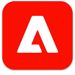 Adobe Marketo Engage logo with a bold white stylized "A" on a red rounded square background