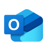 Microsoft Outlook app logo featuring a blue envelope icon with a white “O” on a layered calendar-style background