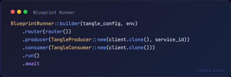 Blueprint Runner - Tangle Blueprint SDK