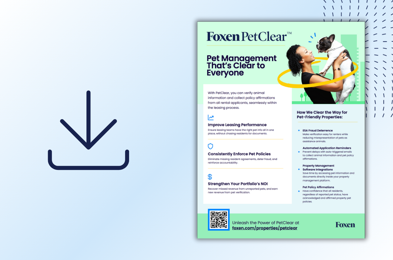 Foxen PetClear Solution Overview