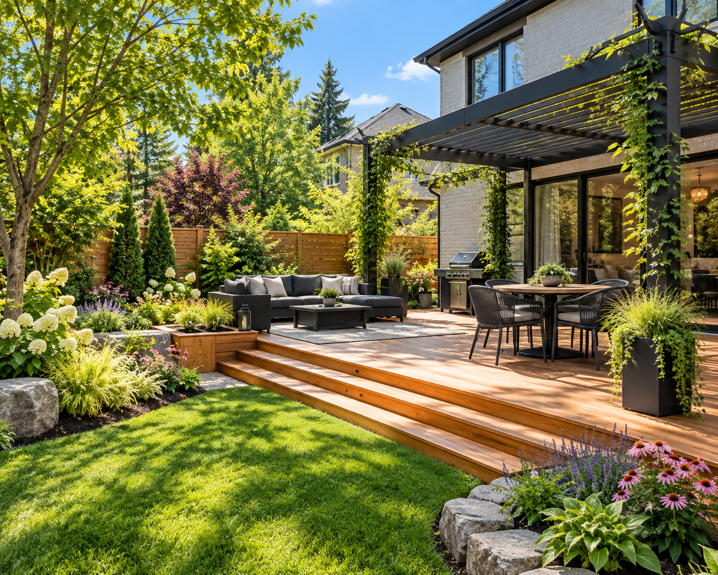Backyard Renovation in Montreal