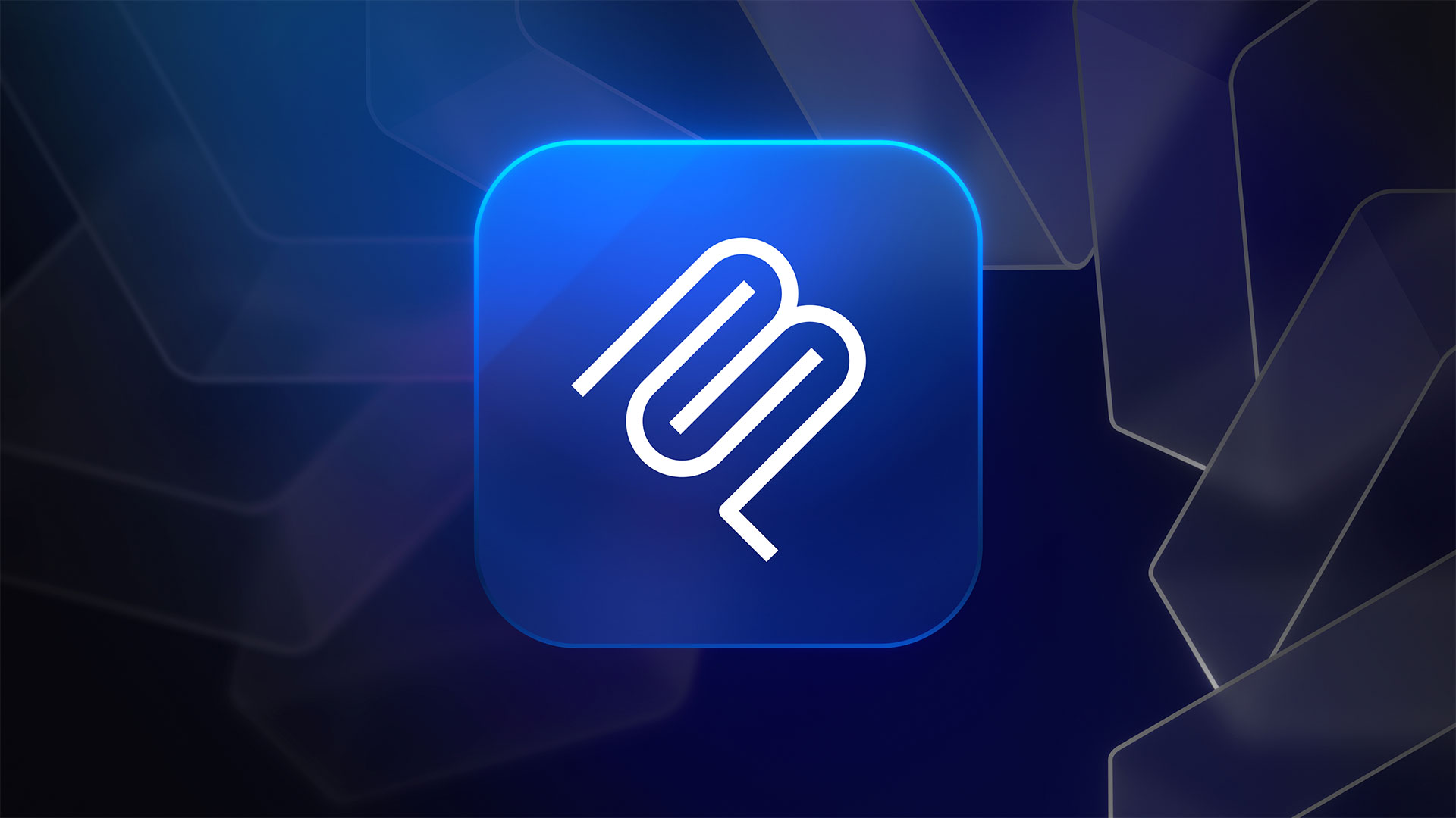 Webflow MCP icon on glowy blue square