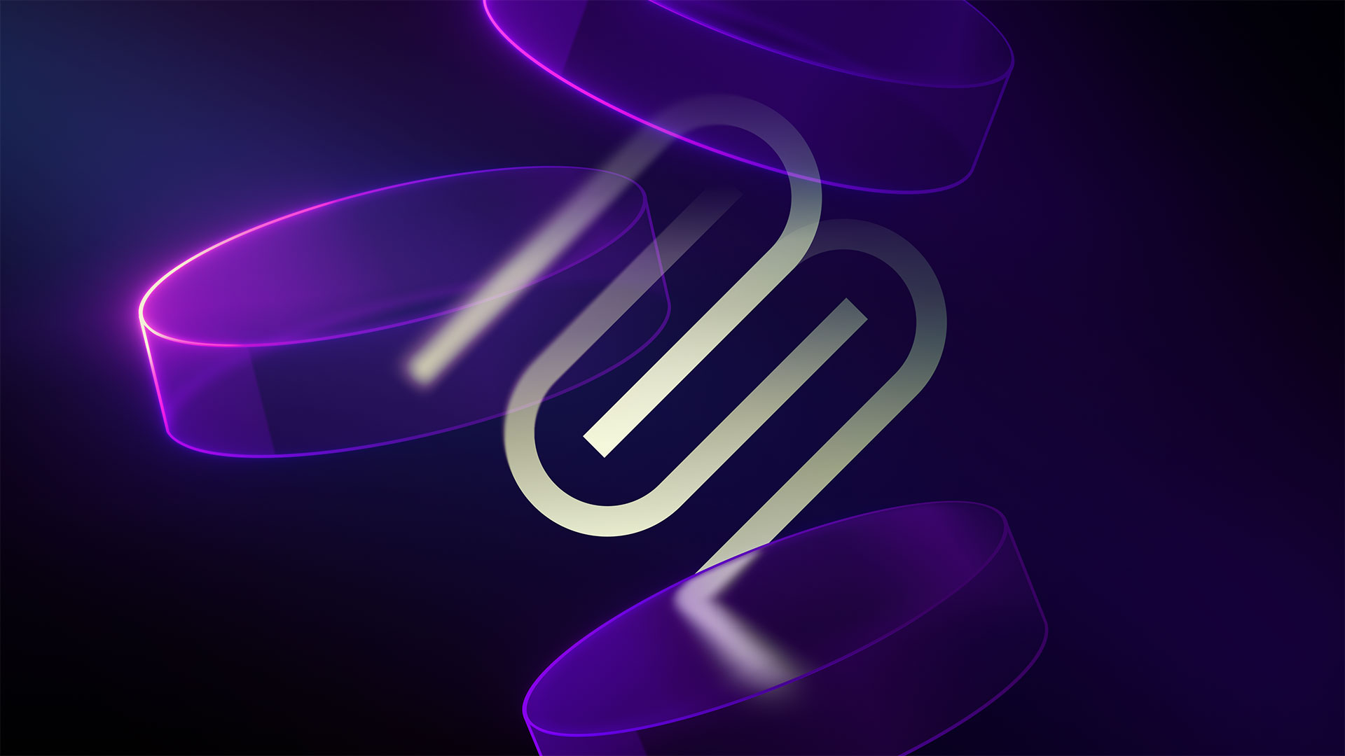 Purple CMS symbol (deconstructed stack of cylinders) overlaid on MCP icon.