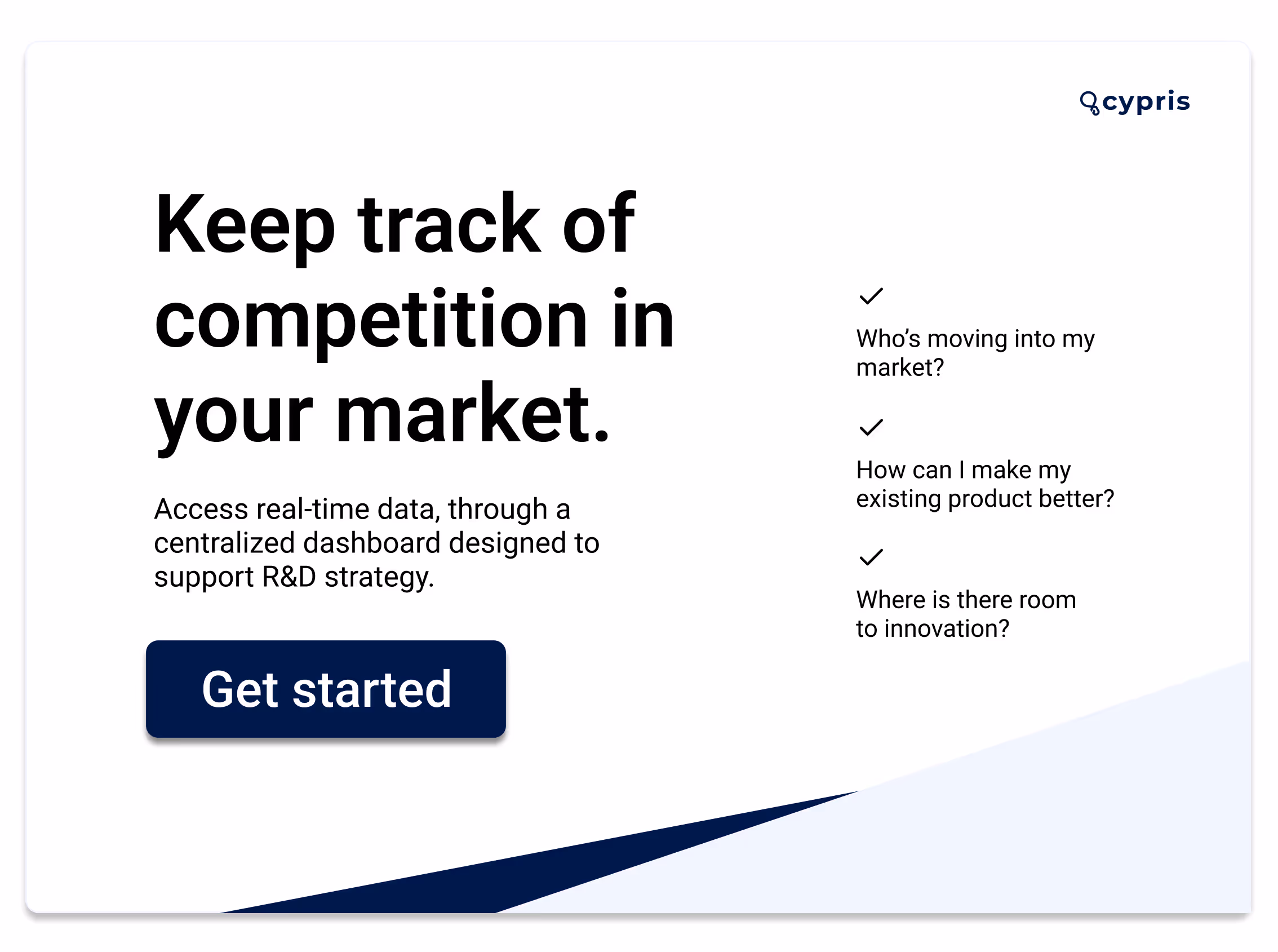 keep track of competition in your market