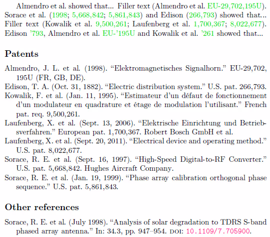 how to cite a patent