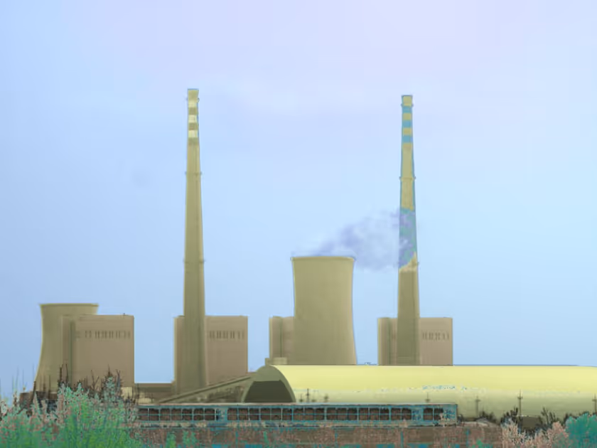image of nuclear power plant