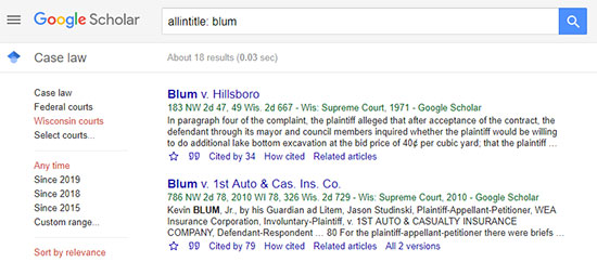 how to use google scholar for legal research