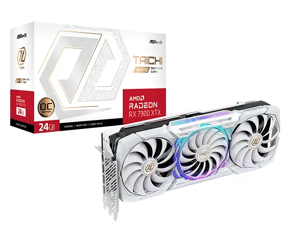 Видео карта ASRock RX 7900 XTX Taichi White - RX7900XTX TCW 24GO