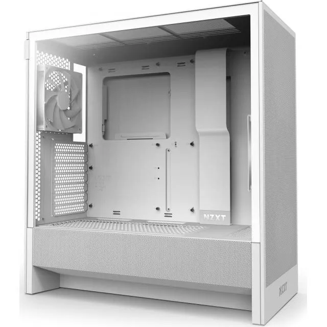 Кутия NZXT H5 Flow 2024 White - CC-H52FW-01