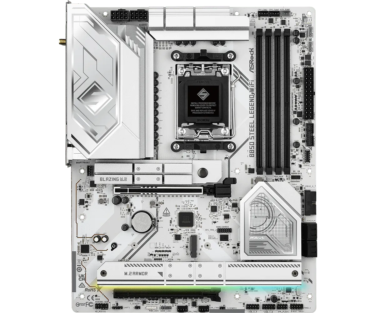 Дънна платка ASRock B850 Steel Legend WiFi7 - B850 STEEL LEGEND WIFI