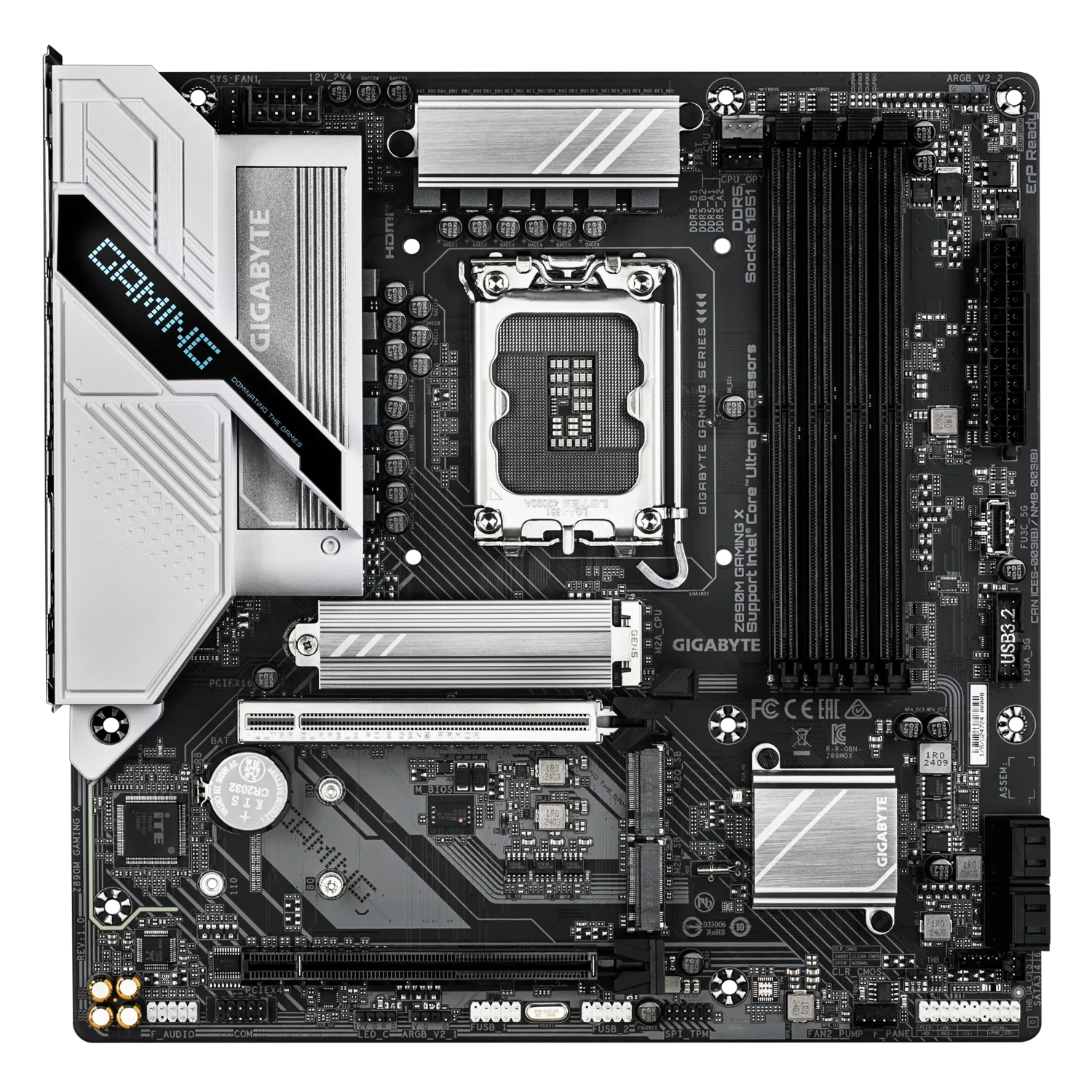 Дънна платка Gigabyte Z890M Gaming X - Z890M GAMING X