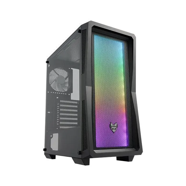 Кутия FSP Group CMT212A ARGB TG Black - POC0000131