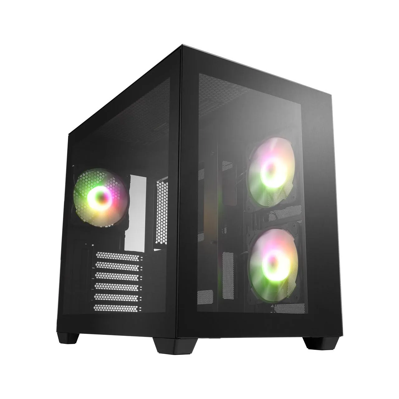 Кутия FSP Group CMT380 ARGB TG Black - POC0000173