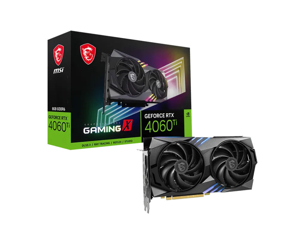Видео карта MSI RTX™ 4060 Ti Gaming X 8GB - 912-V515-205
