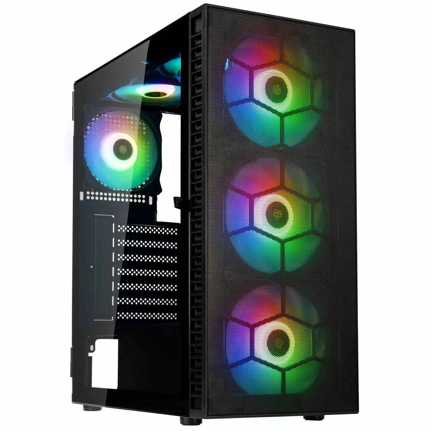 Кутия Kolink Observatory HF Mesh ARGB TG Black - PGW-CH-KOL-110