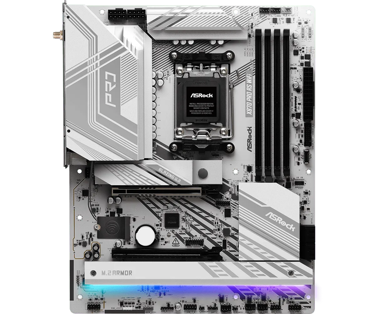 Дънна платка ASRock X870 Pro RS WiFi - X870 PRO RS WIFI
