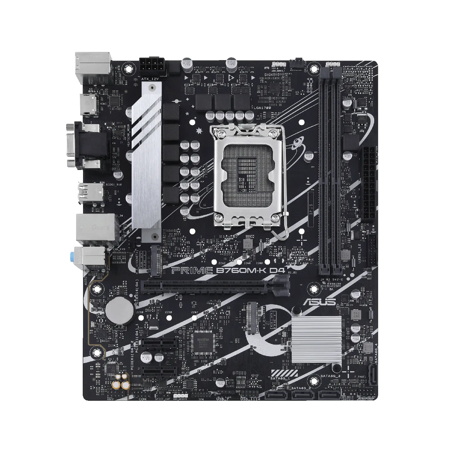 Дънна платка ASUS PRIME B760M-K DDR4 - 90MB1DS0-M0EAY0