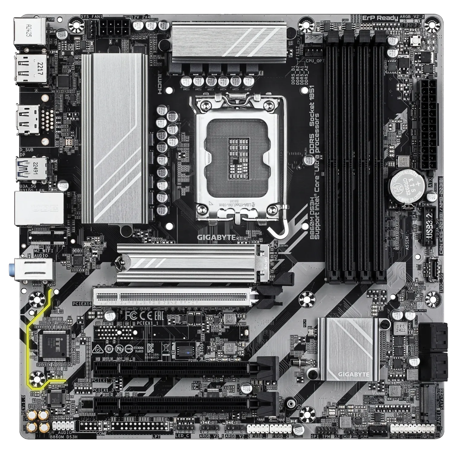 Дънна платка Gigabyte B860M DS3H - B860M DS3H