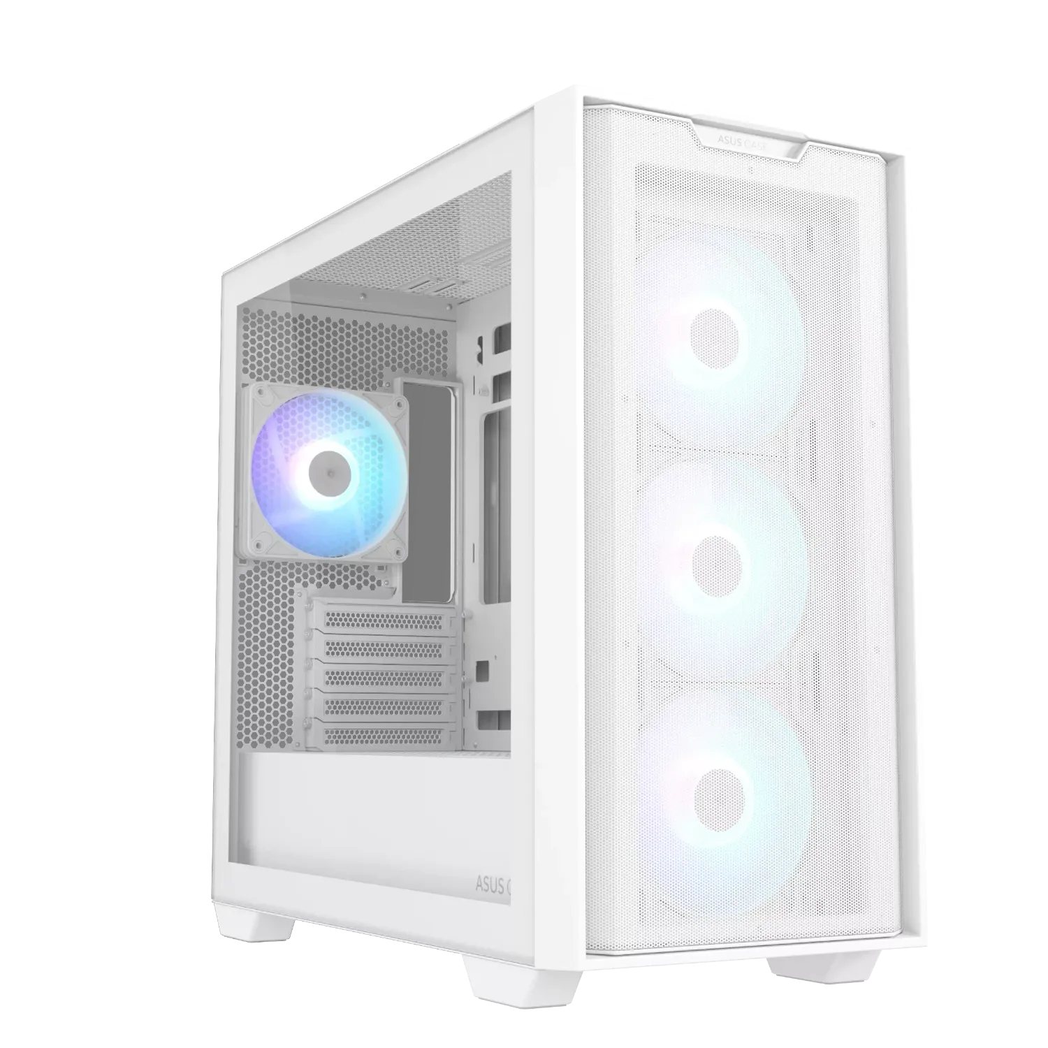 Кутия ASUS A21 PLUS TG ARGB White - 90DC00H3-B19000