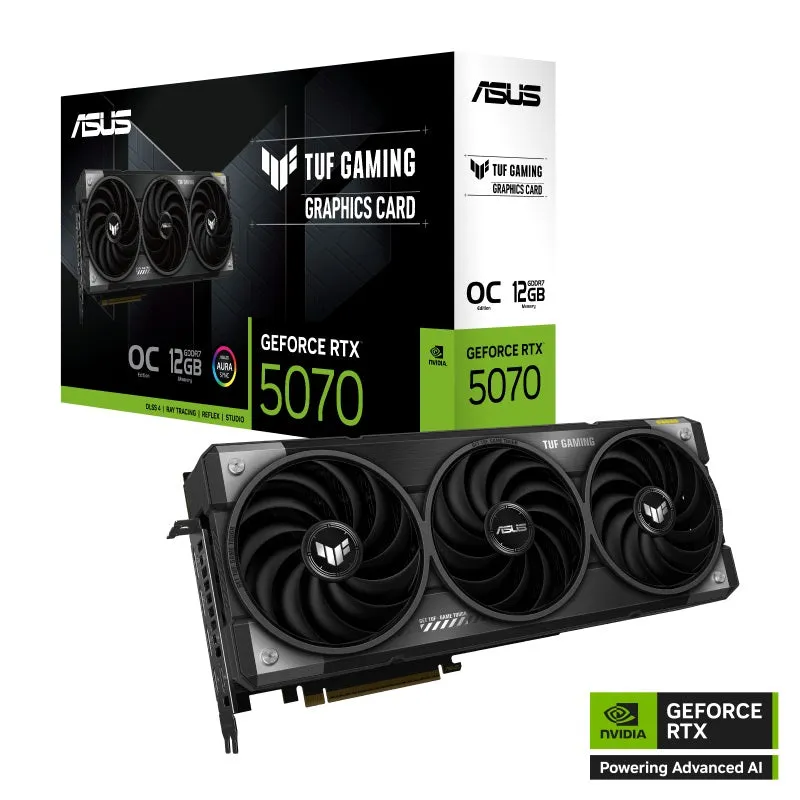 Видео карта ASUS RTX™ 5070 TUF Gaming OC - 90YV0LZ0-M0NA00