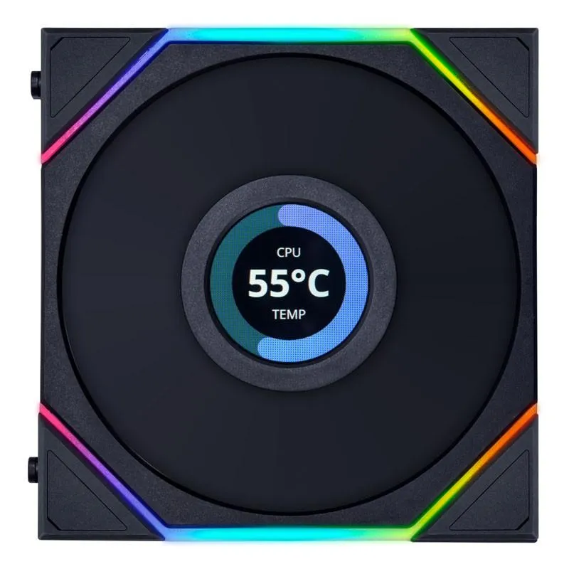 Охлаждане Lian Li UNI FAN TL 120 Reverse - Black LCD - G99.12RTLLCD1B.00