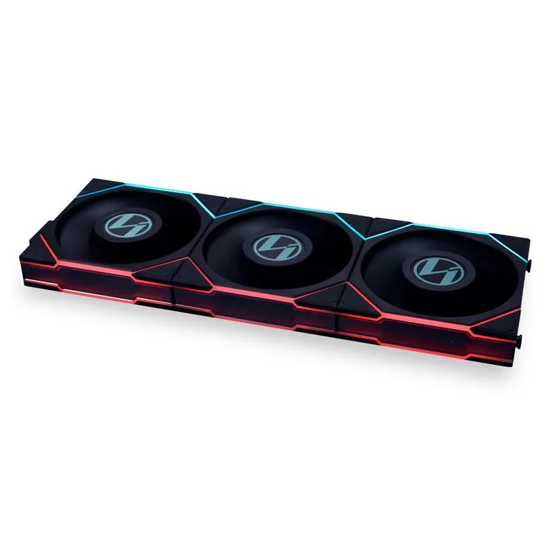 Охлаждане Lian Li UNI FAN TL 120 - Black LCD - Triple Pack - G99.12TLLCD3B.00