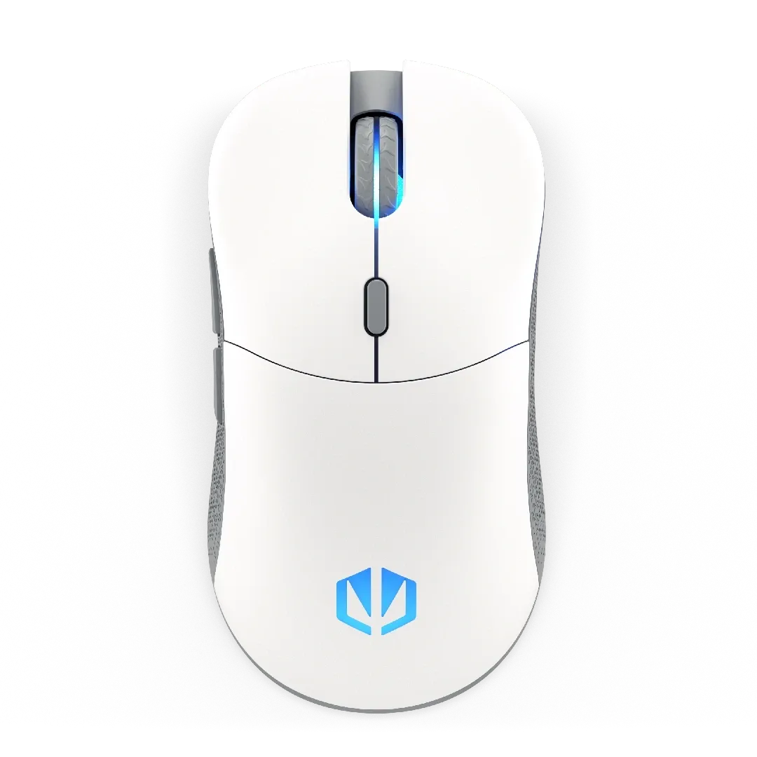 Геймърска безжична мишка ENDORFY Gem Plus - Onyx White - EY6A015