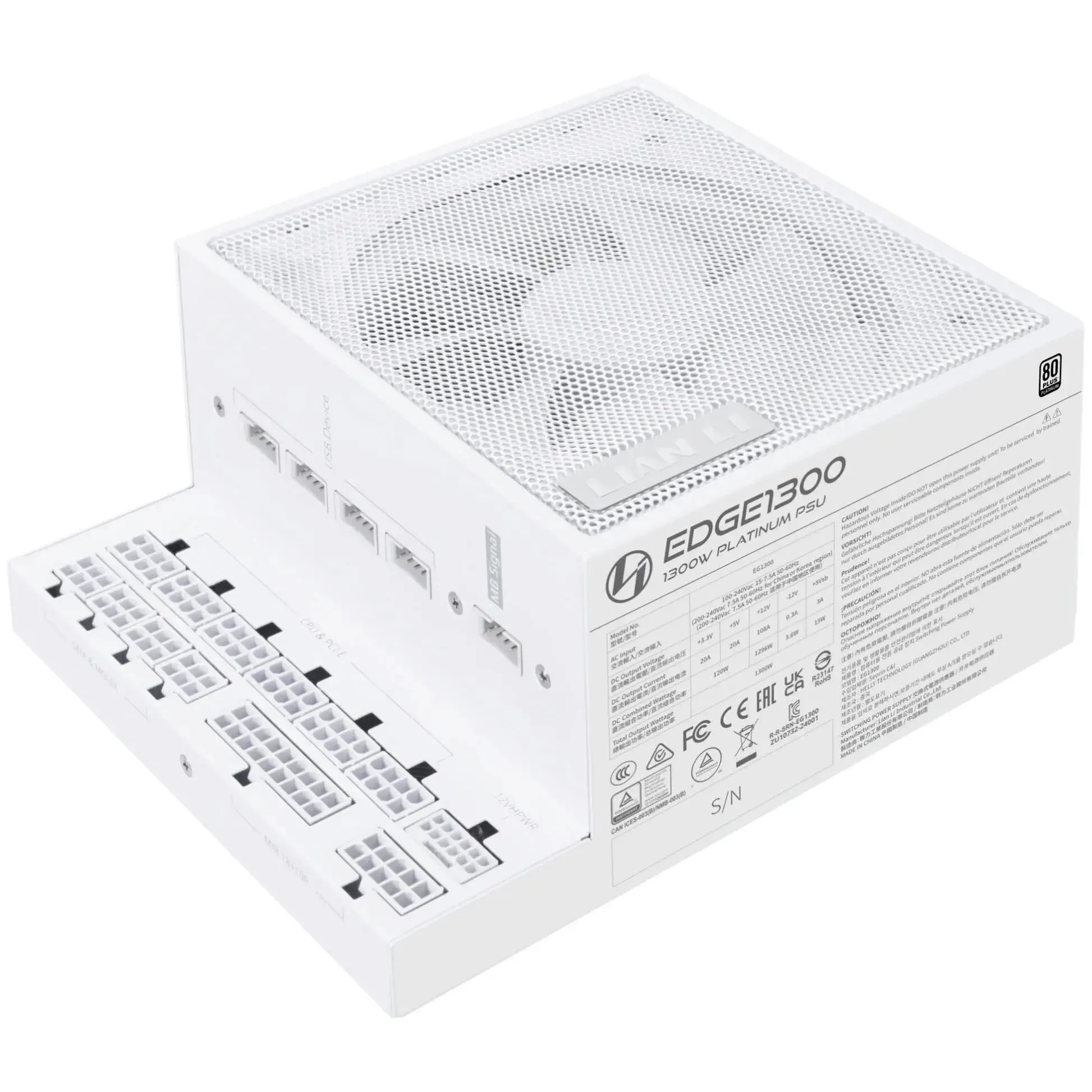 Захранване Lian Li EDGE1300 White - G9P.EG1300.WE00.EU