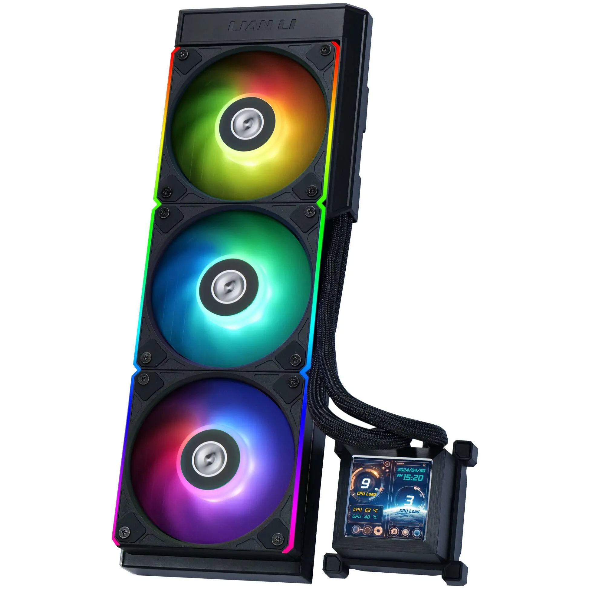 Охлаждане Lian Li Hydroshift LCD 360 - Black ARGB - G89.GHSLCD36RB.00