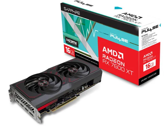 Видео карта Sapphire RX 7600 XT PULSE OC - 11339-04-20G