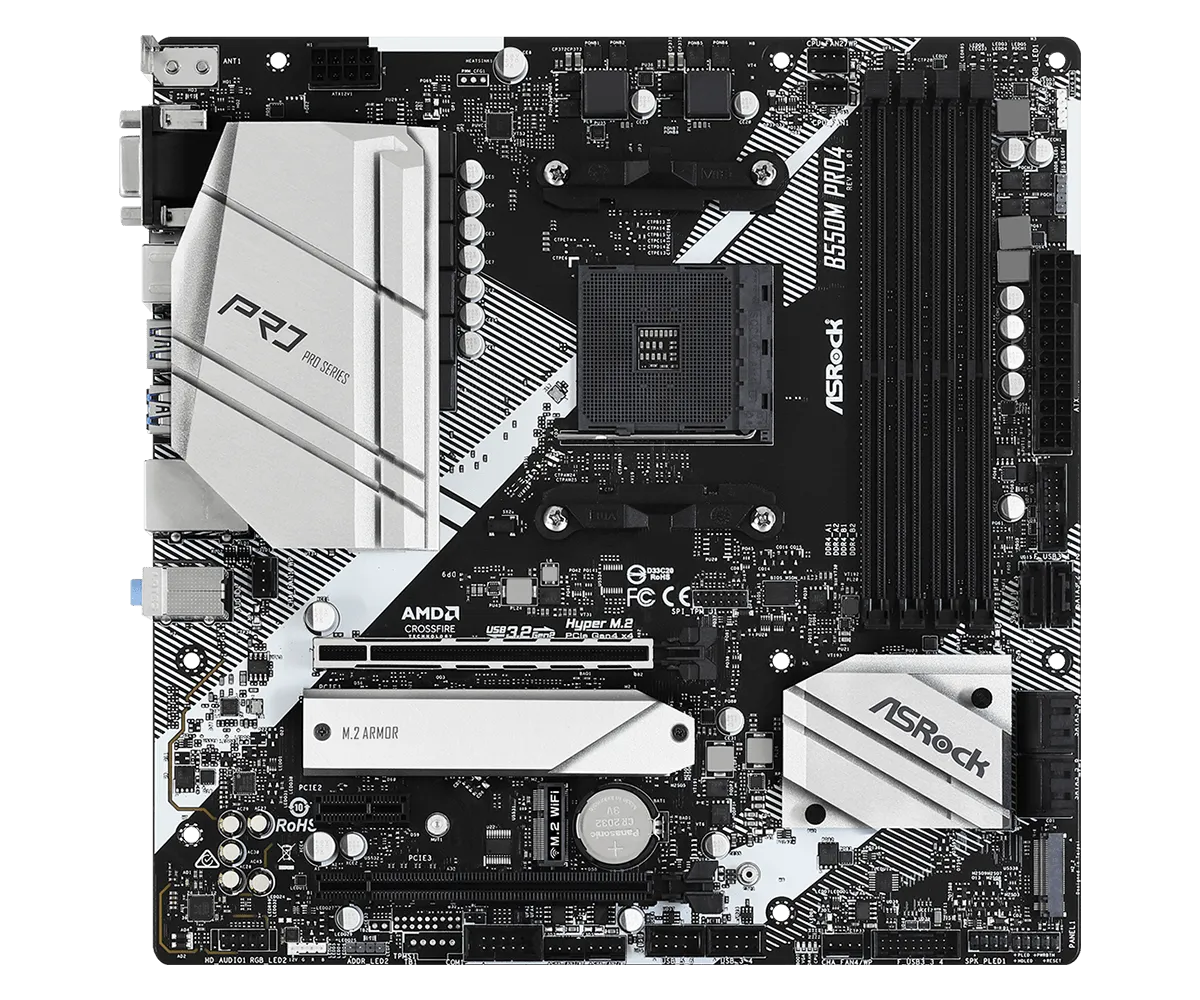 Дънна платка ASRock B550M PRO4 - B550M-PRO4