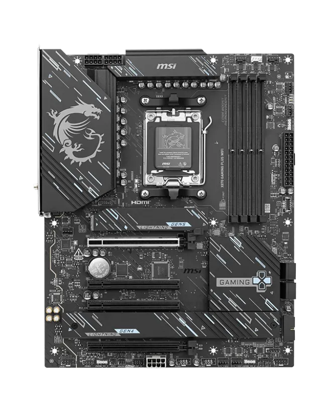 Дънна платка MSI X870 Gaming Plus WiFi - 911-7E47-005