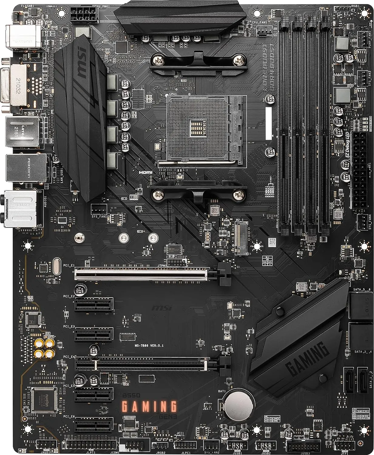 Дънна платка MSI B550 Gaming Gen3 - 911-7B86-072