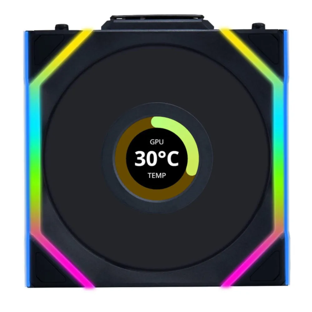 Охлаждане Lian Li UNI FAN SL Wireless 120 PWM - Black LCD - G99.12SLLCD1W1B.00