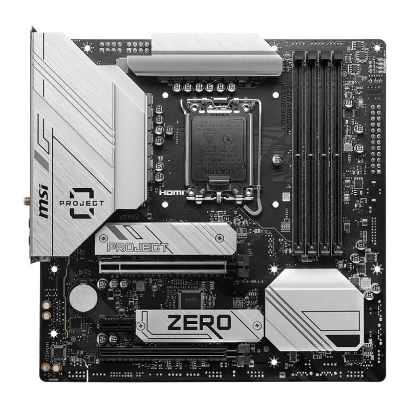Дънна платка MSI B760M Project Zero WiFi - 911-7E14-004