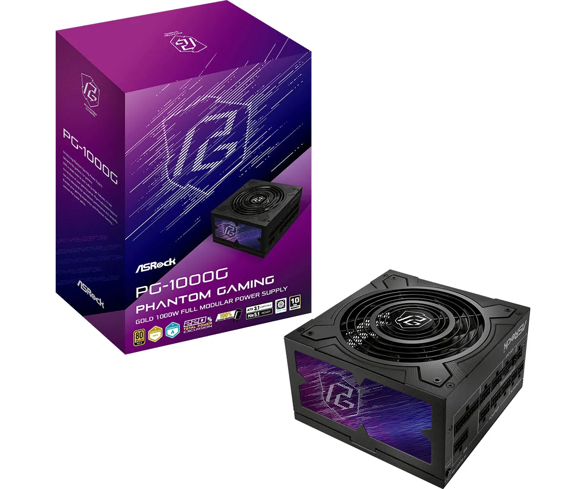 Захранване ASRock Phantom Gaming PG-1000G - PG-1000G