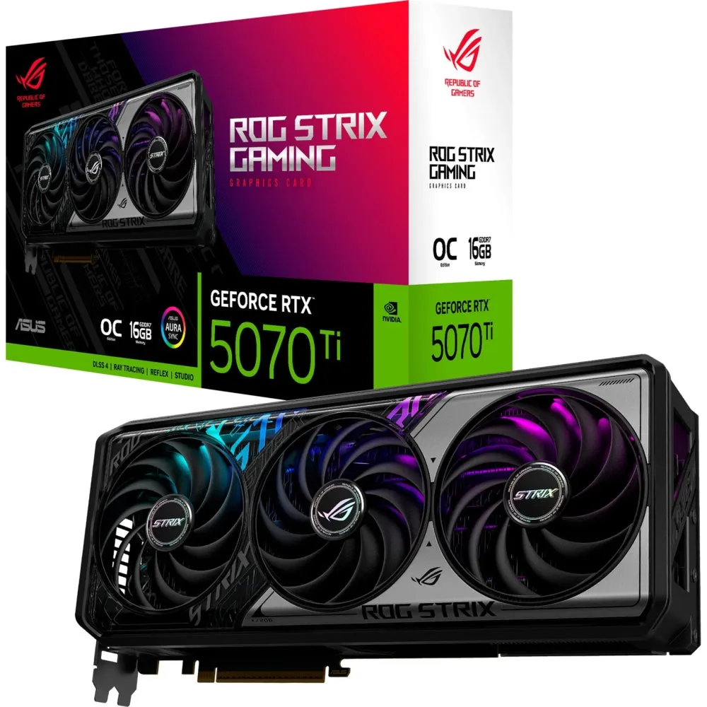 Видео карта ASUS ROG Strix RTX™ 5070 Ti OC - 90YV0M90-M0NA00