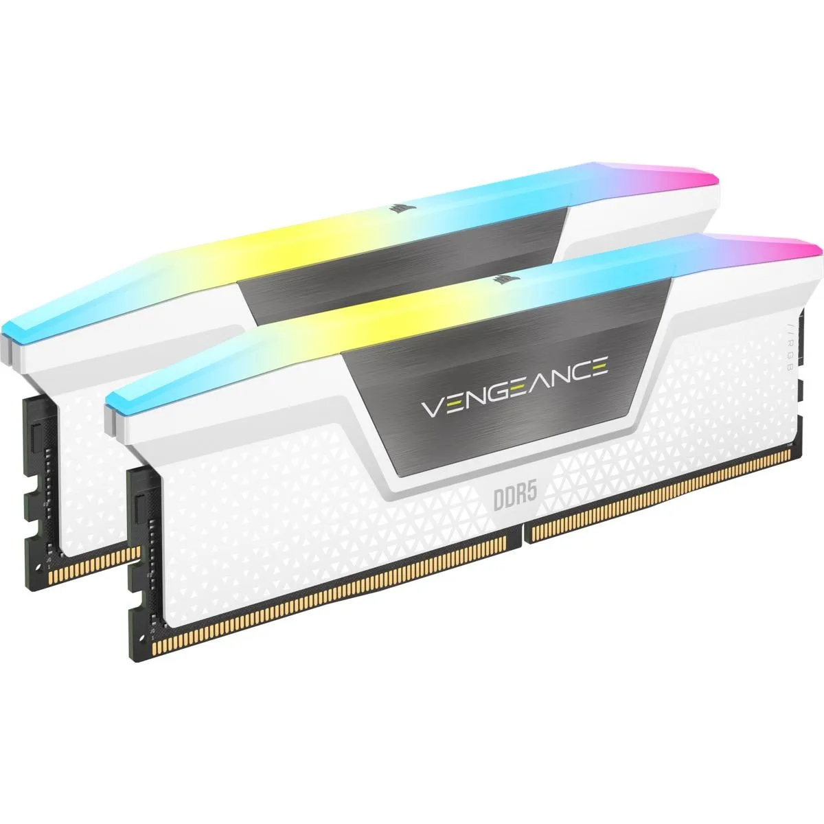RAM памет Corsair VENGEANCE RGB White 32GB (2x16GB) - CMH32GX5M2E6000C36W