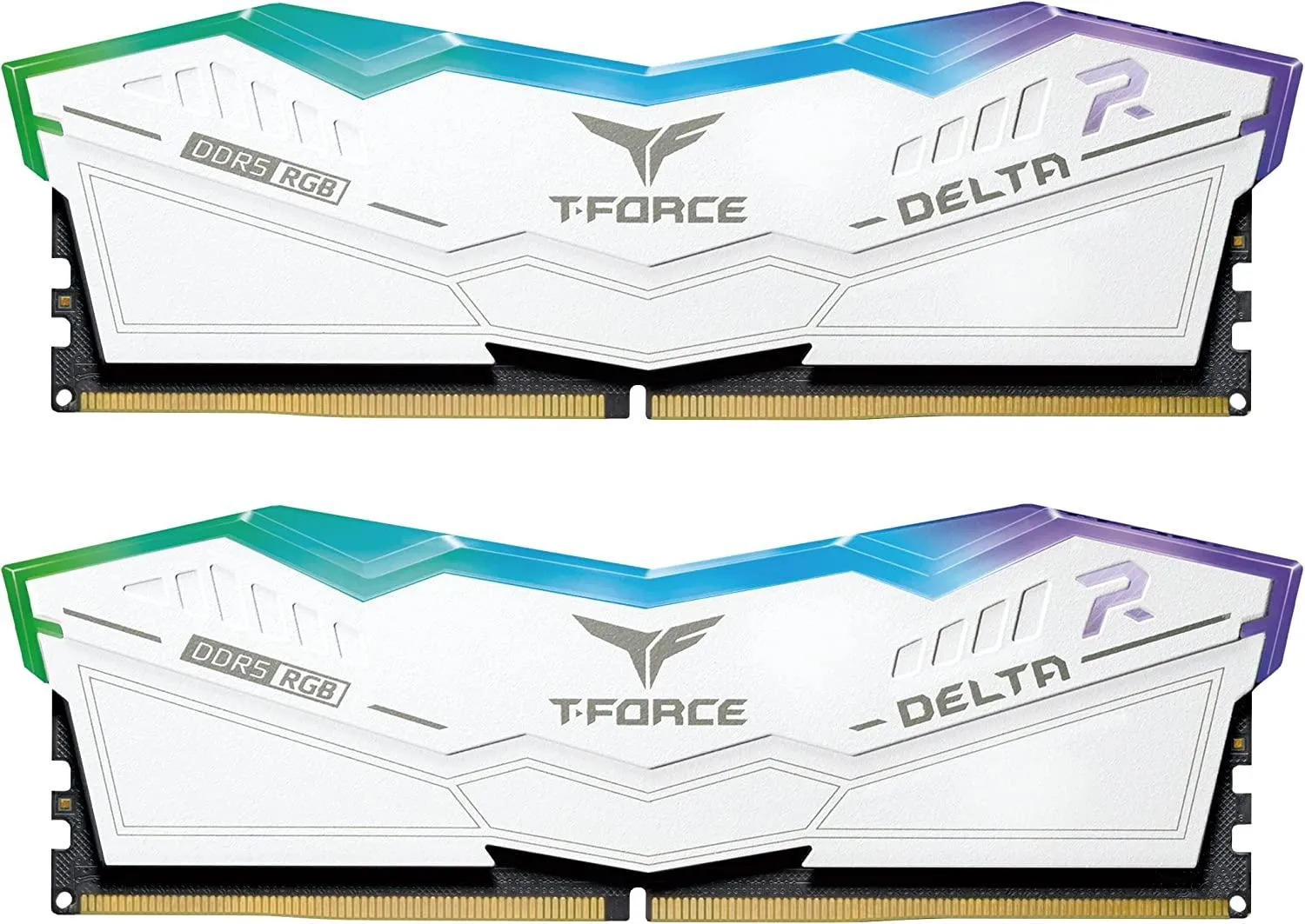 RAM памет T-Force DELTA RGB White 32GB (2x16GB) - FF4D532G6000HC38ADC01